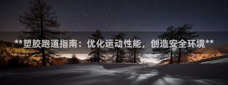 尊龙服饰品牌介绍：**塑胶跑道指南：优化运动性能，创造安全环境**